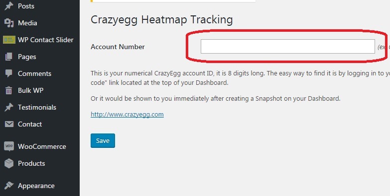 Crazyegg Heatmap Tracking