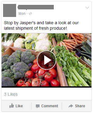 Facebook Embed Short Website Video