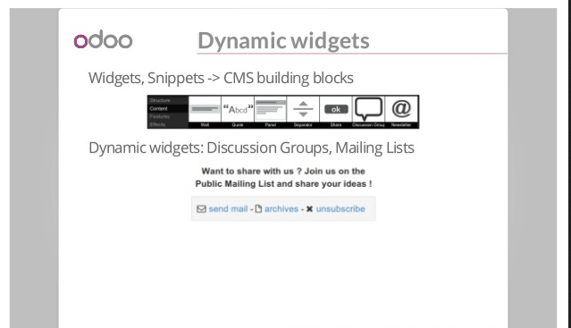 Dynamic Widgets