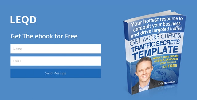 LEQD – Free HTML Landing page