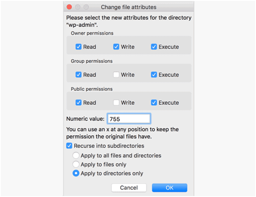 755 file permissions 