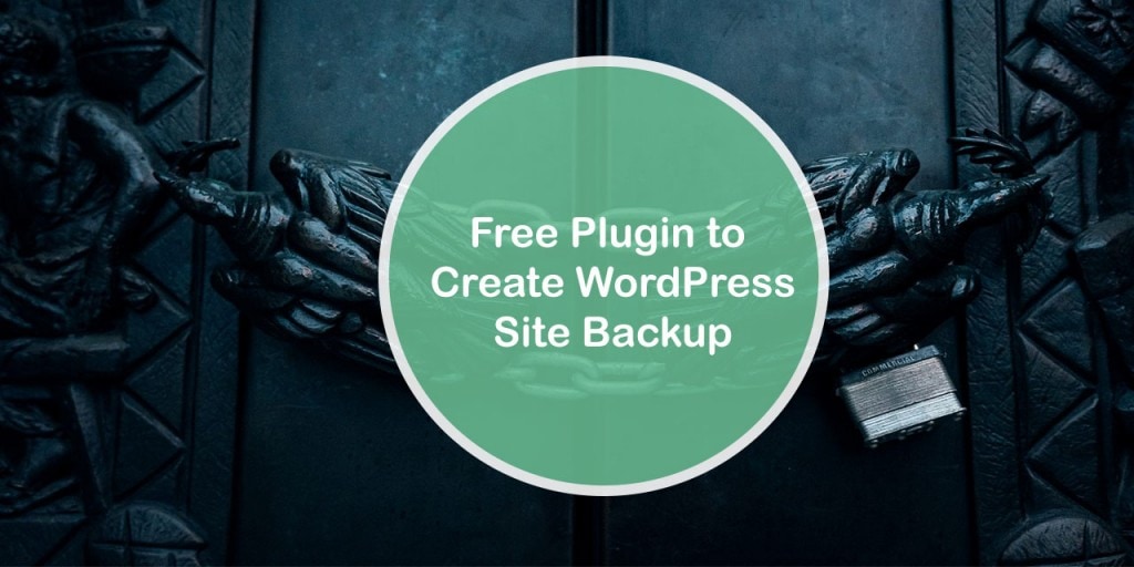 Free Plugin to backup