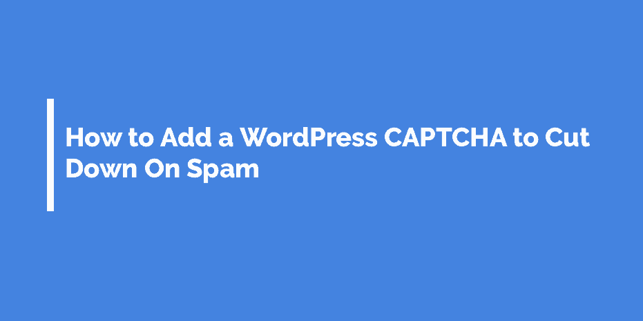 add wordpress captacha