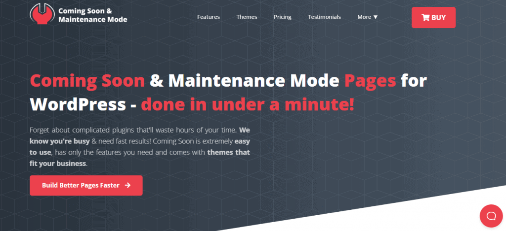 Coming Soon & Maintenance Mode