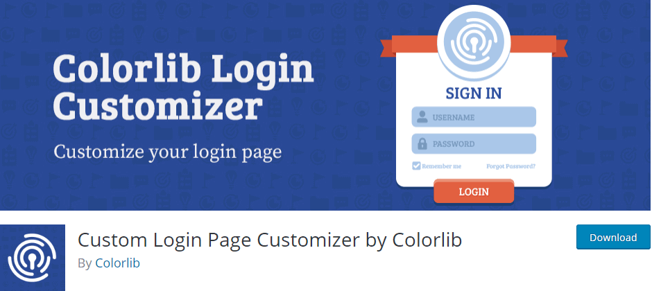 Custom Login Page Customizer by Colorlib