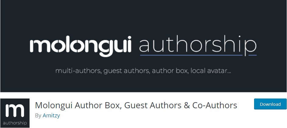 Molongui Authorship plugin