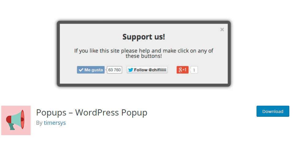 Popup wordpress