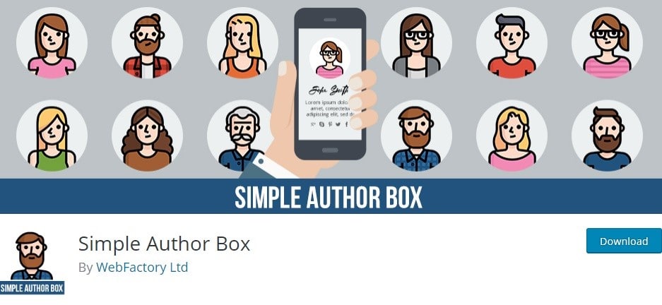 Simple Author Box free version