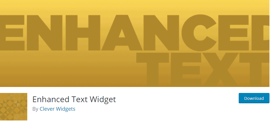 Enhanced Text Widget