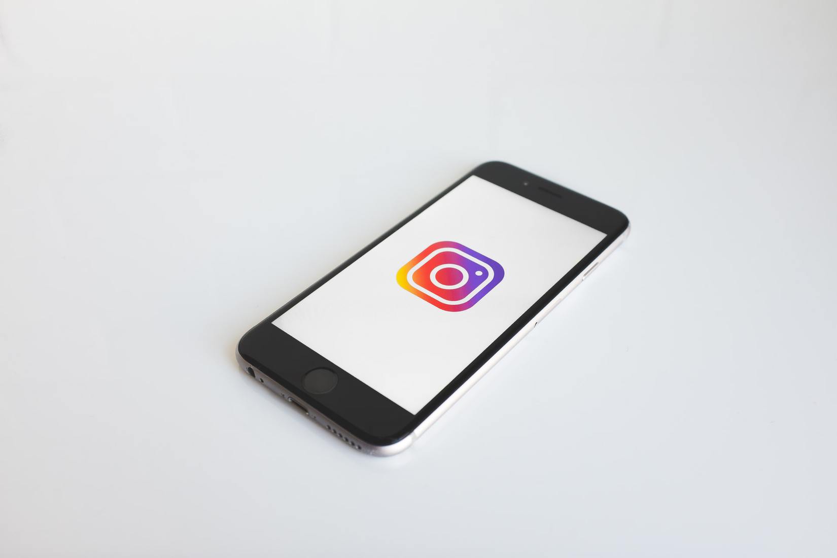 Instagram logo on iPhone