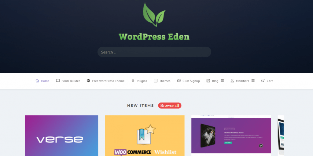 WordPress Eden