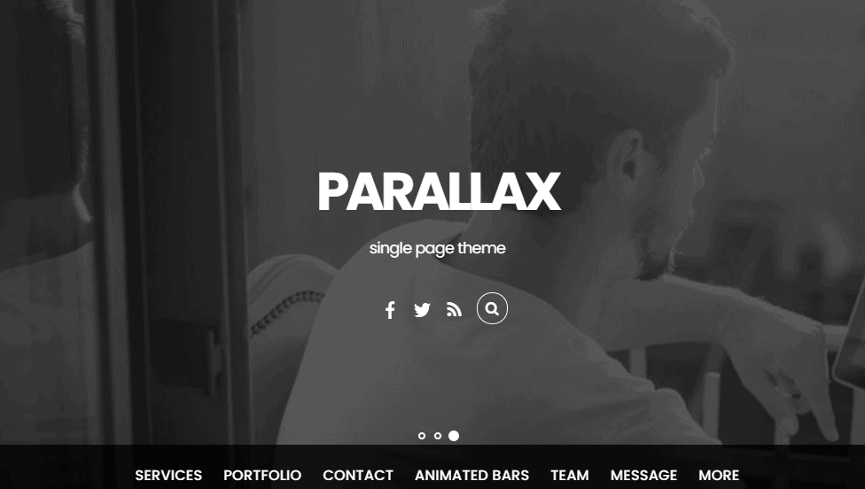 Parallax theme