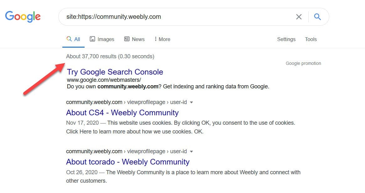 Weebly community forums Google search