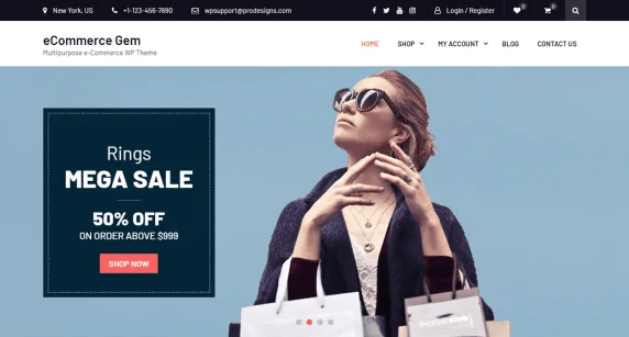 eCommerce Gem theme