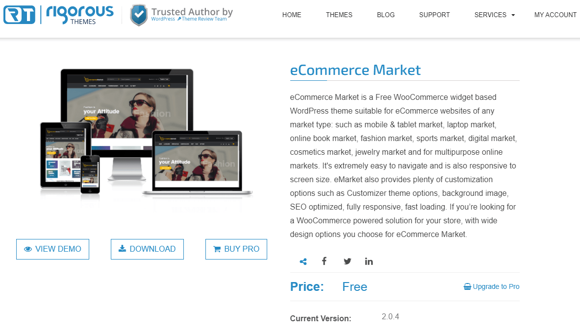 eCommerce Market theme