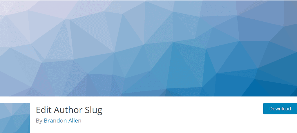 Edit Author Slug banner