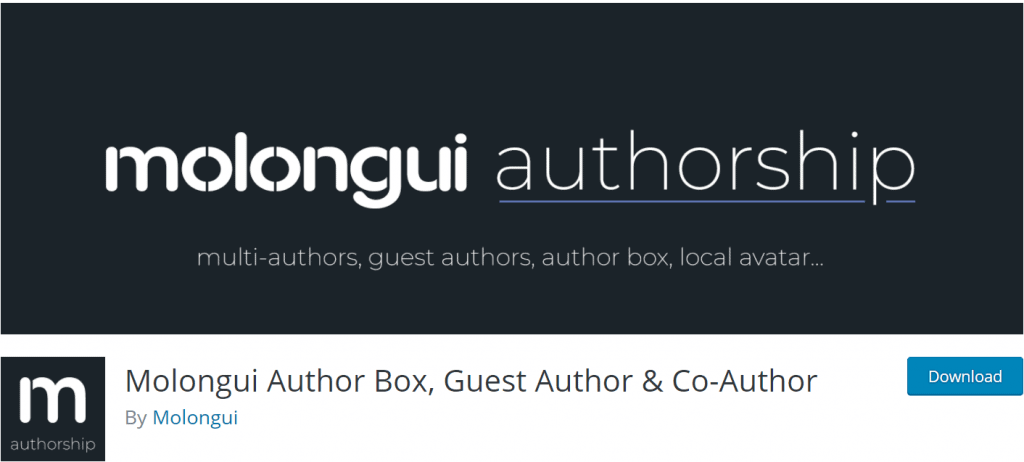 Molongui Author Box banner