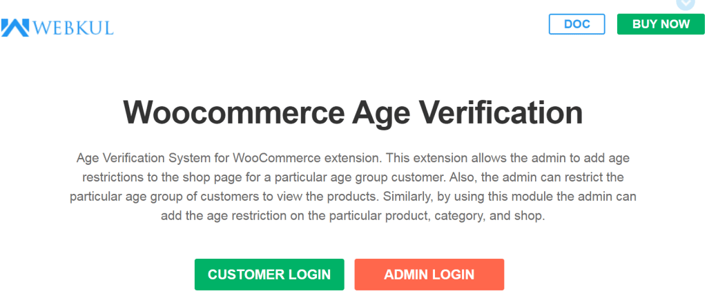 Age Verification System for WooCommerce preview