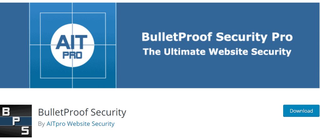 BulletProof Security banner