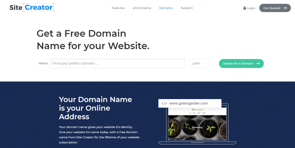Site Creator domains