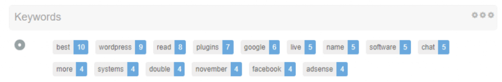 keywords