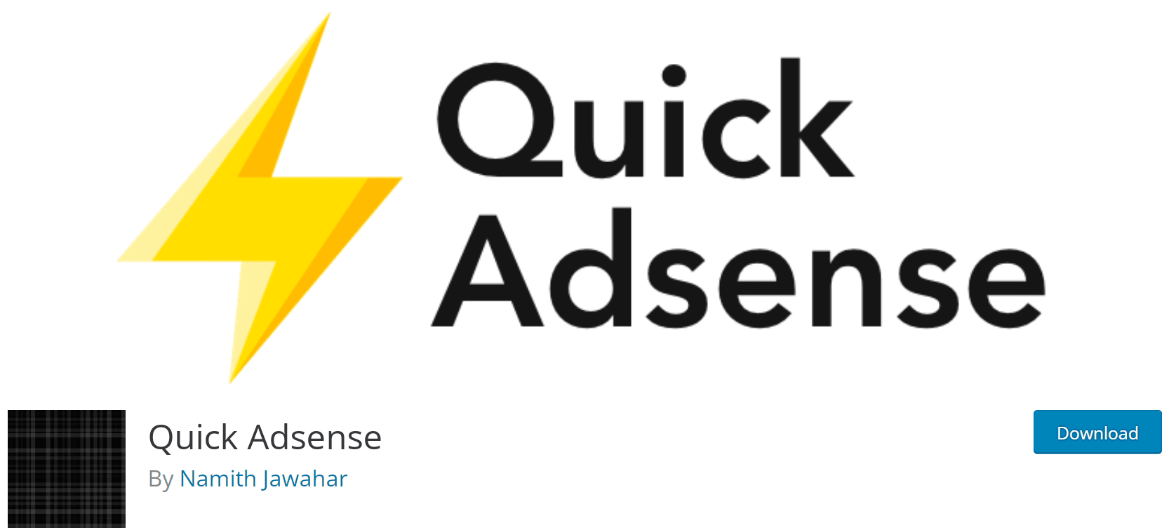 Quick Adsense banner