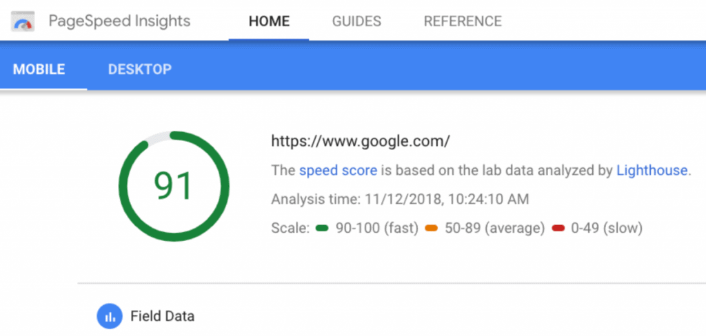 Page Speed Insights