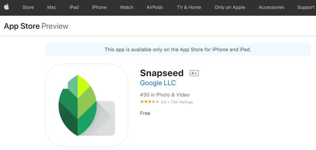 Snapseed on App Store