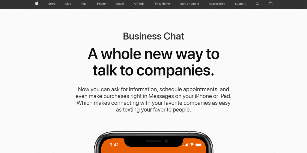 Apple Business Chat