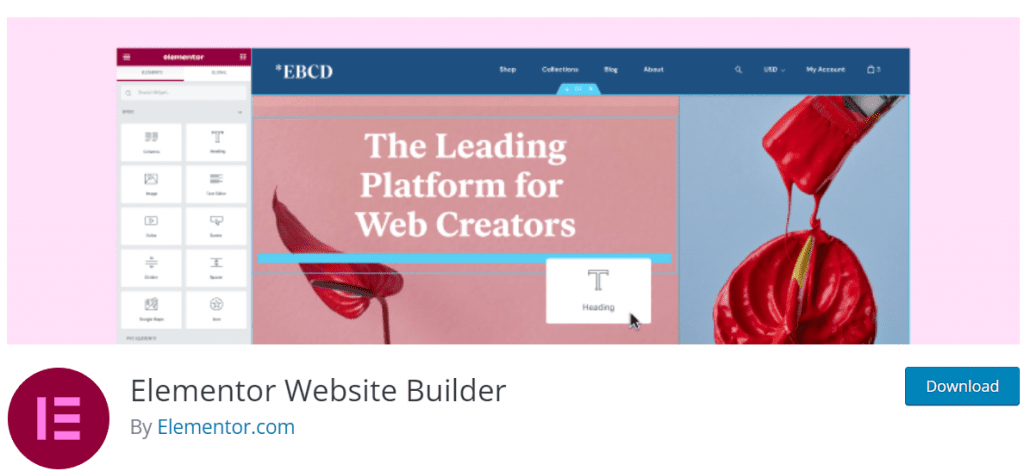 Elementor Website Builder banner