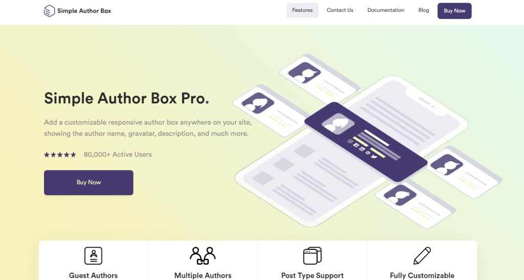 Simple Author Box homepage