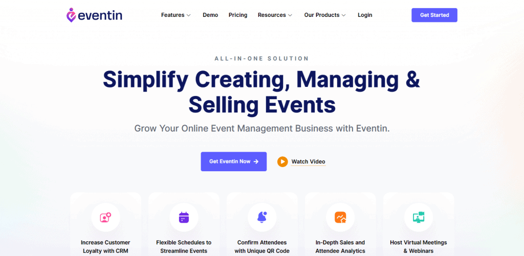 Eventin website