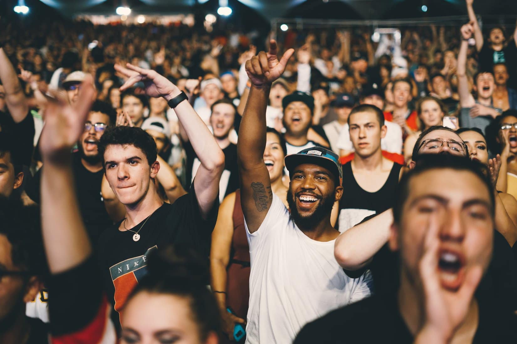 fans at concert