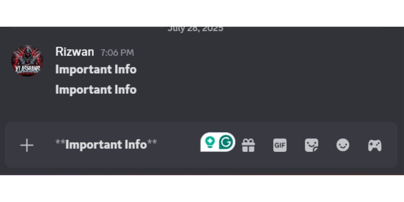How to Bold Text in Discord