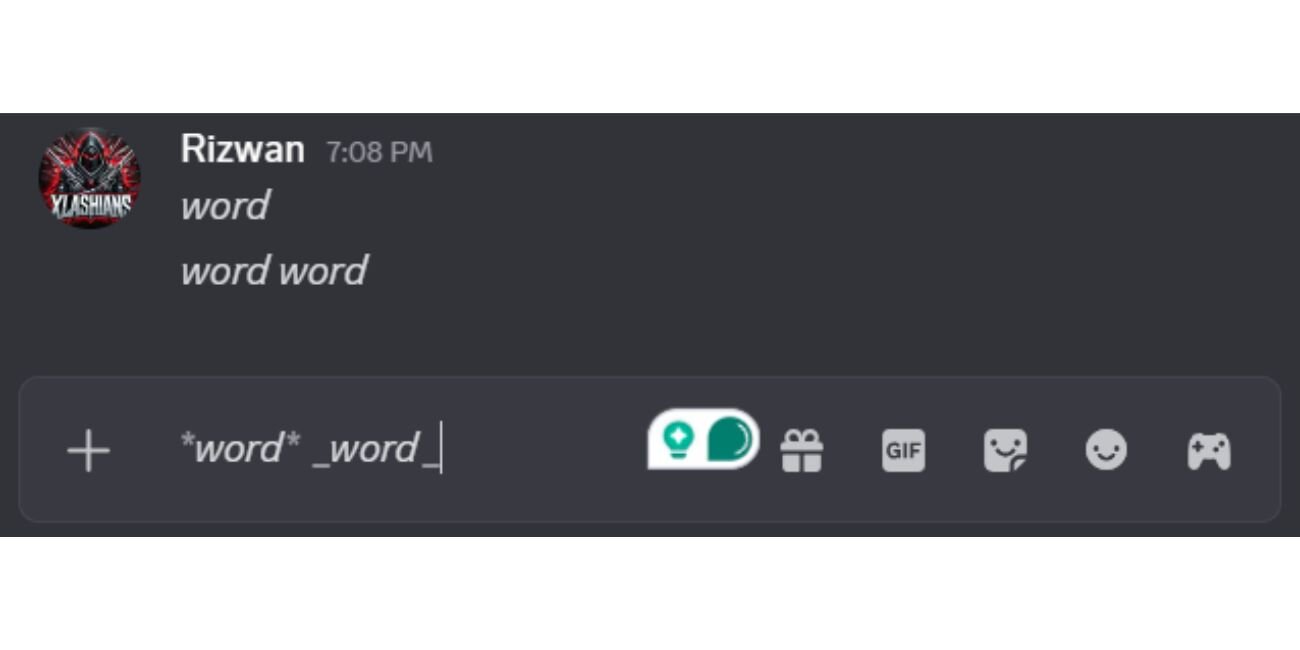 How to Italicise Text
