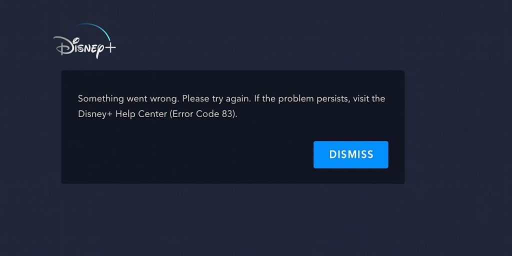 Common Causes of Disney+ Error Code 83