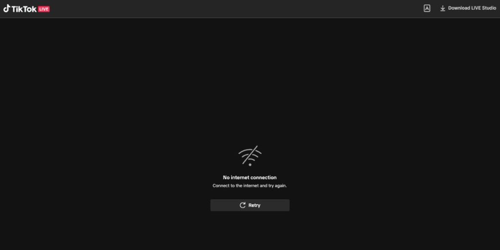 What Does the TikTok Live Studio Network Error Mean?