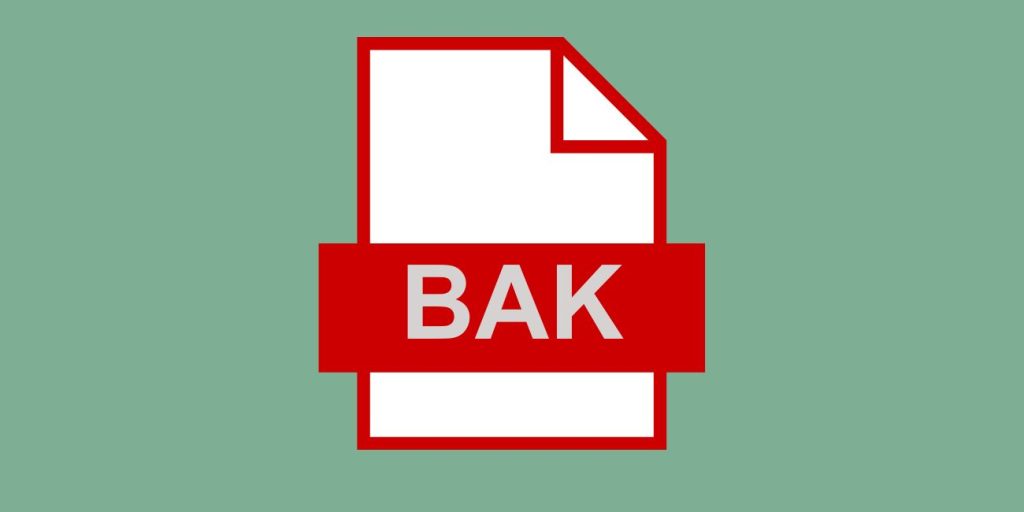 What Is a BAK File?