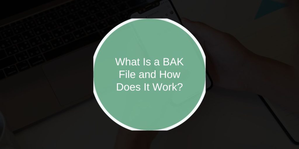 What Is a BAK File and How Does It Work?