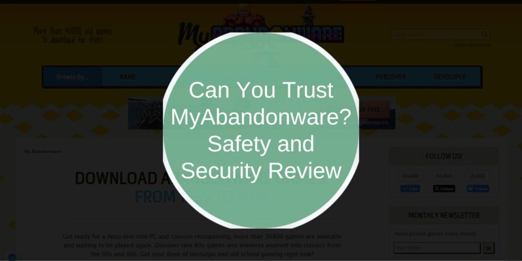 Can You Trust MyAbandonware? Safety and Security Review