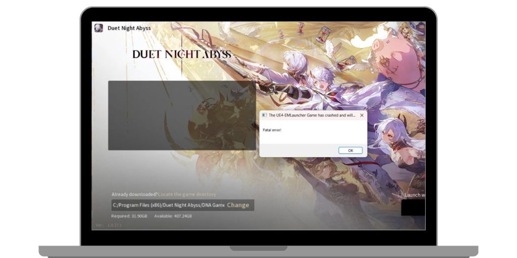 What Is Duet Night Abyss Fatal Error on PC