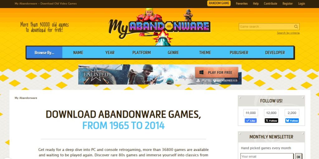 What Is MyAbandonware?