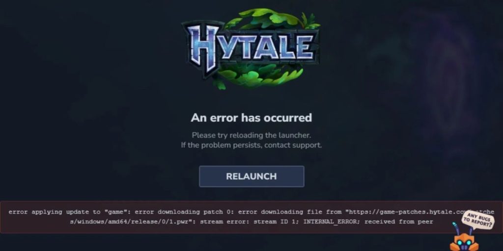 Restart the Hytale Launcher