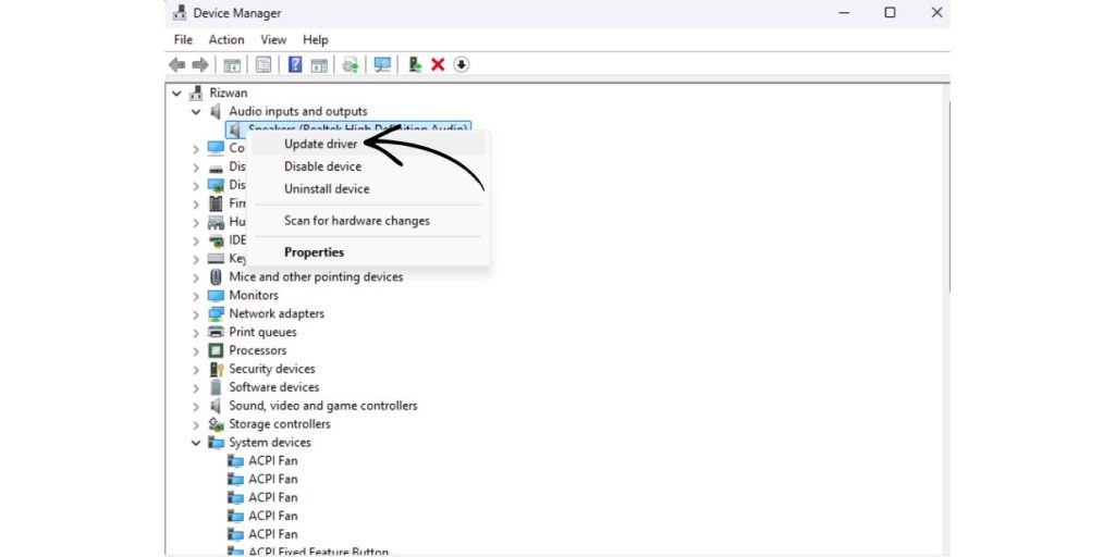 Update or Reinstall Audio Drivers on Windows